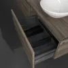 Villeroy & Boch Legato Тумба под раковину, с подсветкой, 2 выдвижных ящика, 1400 x 380 x 500 mm, Stone Oak / Stone Oak B591L0RK