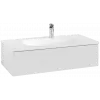 Villeroy & Boch Antao Тумба под раковину, с подсветкой, 1 выдвижной ящик, 988 x 256 x 493 mm, лицевая поверхность без текстурированной отделки, Glossy White Lacquer L02000GF