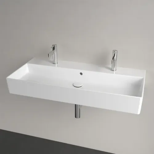 Villeroy & Boch Memento 2.0 Pаковина, 1000 x 470 x 135 mm, Альпийский белый, с переливом, шлифованный 4A221L01