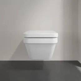 Villeroy & Boch Architectura Сиденье с крышкой для унитаза, с функцией автоматического опускания (SoftClosing), со снимаемым сиденьем (QuickRelease), Альпийский белый 9M58S101
