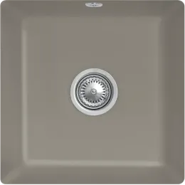 Villeroy & Boch Subway 50 SU Мойка под столешницу, включая Комплект слива с ручным управлением, выкл Керамика, 440 x 440 mm, Альпийский белый CeramicPlus 332501R1