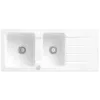 Villeroy & Boch Architectura 80 Мойка, включая Комплект слива с эксцентриком, выкл Керамика, 1160 x 510 mm, Альпийский белый CeramicPlus 338002R1