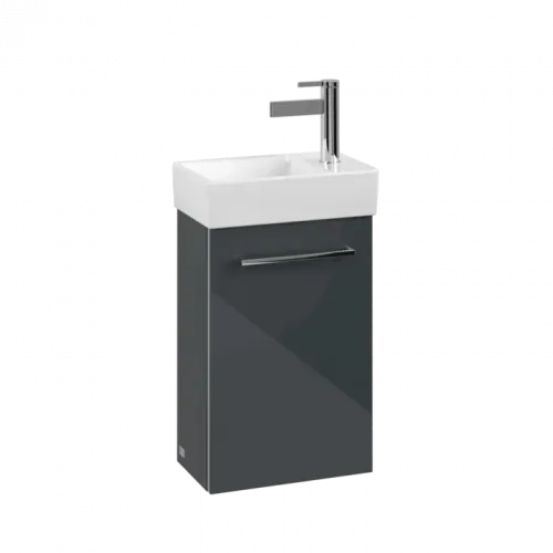 Villeroy & Boch Avento Тумба под раковину, 1 дверь, 340 x 514 x 234 mm, Стекло серое A87600B1