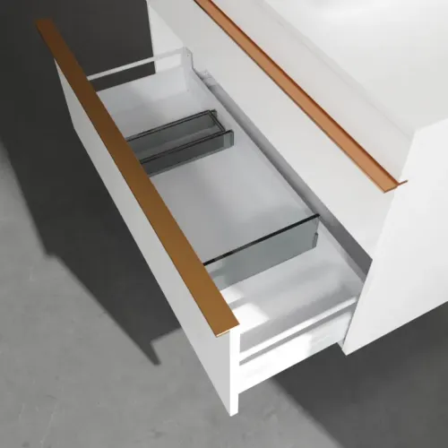 Villeroy & Boch Venticello Тумба под раковину, 2 выдвижных ящика, 957 x 606 x 502 mm, Glossy White / Glossy White A94105DH