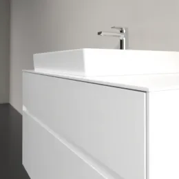 Villeroy & Boch Collaro Тумба под раковину, 2 выдвижных ящика, 1000 x 548 x 500 mm, Glossy White / Glossy White C01700DH