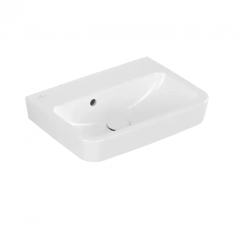 Villeroy & Boch O.novo Раковина компактная, 500 x 370 x 160 mm, Альпийский белый, с переливом 43445201