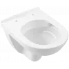 Villeroy & Boch O.novo Унитаз с открытым смывным краем Compact, настенный, Альпийский белый 5688R001