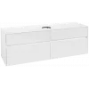 Villeroy & Boch Collaro Тумба под раковину, 4 выдвижных ящика, 1600 x 548 x 500 mm, Glossy White / Glossy White C04900DH