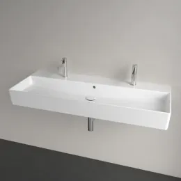 Villeroy & Boch Memento 2.0 Pаковина, 1200 x 470 x 150 mm, Альпийский белый CeramicPlus, с переливом, шлифованный 4A22CKR1