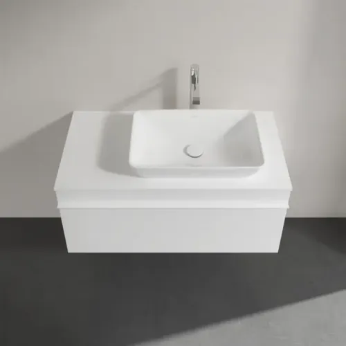 Villeroy & Boch Venticello Тумба под раковину, 1 выдвижной ящик, 957 x 436 x 502 mm, Glossy White / Glossy White A94802DH