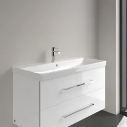 Villeroy & Boch Avento Pаковина для установки на тумбу, 1000 x 470 x 165 mm, Альпийский белый CeramicPlus, с переливом 4156A5R1