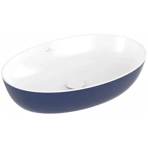 Villeroy & Boch Artis Раковина для установки на столешницу, 610 x 410 x 130 mm, Deep Ocean, без перелива 419861BCS4