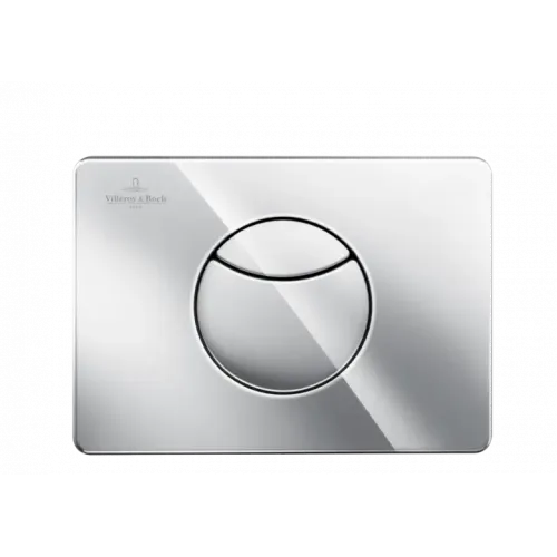 Villeroy & Boch ViConnect Системы ИНСТАЛЛЯЦИИ Kлавиша смыва viconnect 100S, Смыв с 2 объемами, Хромированный 92248561
