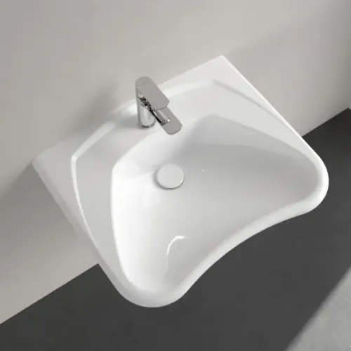 Villeroy & Boch ViCare Pаковина ViCare, 600 x 490 x 170 mm, Альпийский белый CeramicPlus, без перелива 711961R1