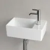 Villeroy & Boch Memento 2.0 Раковина компактная, 400 x 260 x 111 mm, Альпийский белый CeramicPlus, без перелива, шлифованный 43234GR1