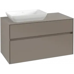 Villeroy & Boch Collaro Тумба под раковину, с подсветкой, 2 выдвижных ящика, 1000 x 548 x 500 mm, Glossy White / Glossy White C110B0DH