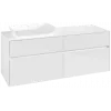 Villeroy & Boch Collaro Тумба под раковину, 4 выдвижных ящика, 1400 x 548 x 500 mm, Glossy White / Glossy White C11700DH