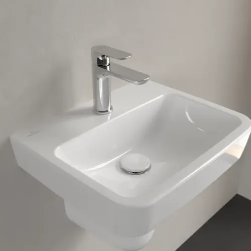 Villeroy & Boch O.novo Раковина компактная, 450 x 370 x 160 mm, Альпийский белый, без перелива 43444601