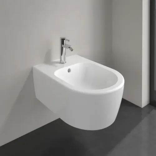 Villeroy & Boch Avento Биде, настенный, 370 x 530 mm, Альпийский белый CeramicPlus 540500R1