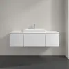 Villeroy & Boch Legato Тумба под раковину, 3 выдвижных ящика, 1200 x 380 x 500 mm, Glossy White / Glossy White B68200DH