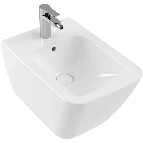 Villeroy & Boch Finion Биде, настенный, 375 x 320 mm, Альпийский белый CeramicPlus 446500R1