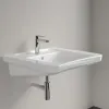 Villeroy & Boch ViCare Pаковина ViCare, 650 x 550 x 190 mm, Альпийский белый CeramicPlus, с переливом 517867R1
