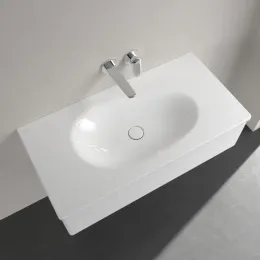 Villeroy & Boch Antao Pаковина для установки на тумбу, 1000 x 500 x 150 mm, Альпийский белый CeramicPlus, без перелива 4A76A3R1