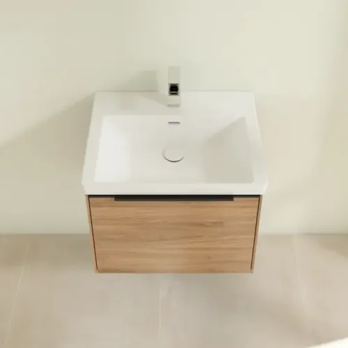 Villeroy & Boch Subway 3.0 Тумба под раковину, 1 выдвижной ящик, 572 x 429 x 478 mm, Oak Kansas C57701RH