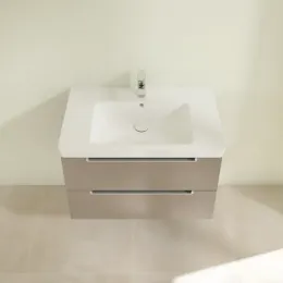 Villeroy & Boch Subway 2.0 Тумба под раковину, 2 выдвижных ящика, 787 x 520 x 449 mm, Truffle Grey A69600VG