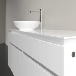 Villeroy & Boch Legato Тумба под раковину, 4 выдвижных ящика, 1200 x 550 x 500 mm, Glossy White / Glossy White B58000DH