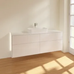 Villeroy & Boch Finion Тумба под раковину, с подсветкой, 4 выдвижных ящика, 1600 x 603 x 501 mm, Glossy White Lacquer G32100GF