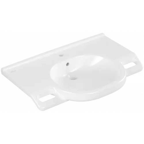 Villeroy & Boch ViCare Pаковина ViCare, 810 x 560 x 185 mm, Альпийский белый, с переливом 41208001