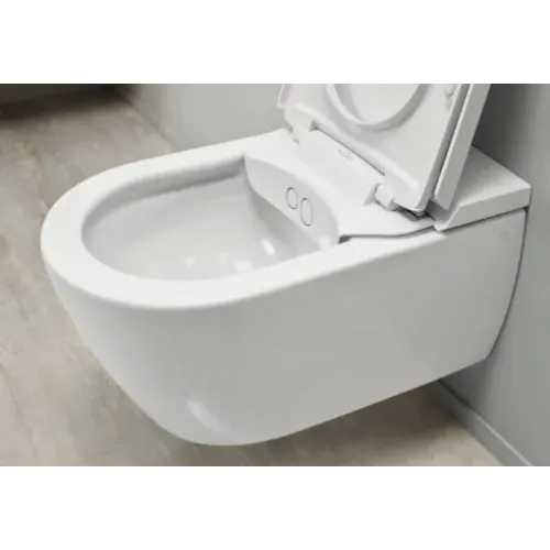 Villeroy & Boch ViClean-I200 - I200 унитаз-биде, унитаз с вертикальным смывом с открытым смывным краем, Альпийский белый CeramicPlus V0E200R1
