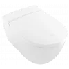 Villeroy & Boch ViClean-I200 - I200 унитаз-биде, унитаз с вертикальным смывом с открытым смывным краем, Альпийский белый CeramicPlus V0E200R1