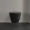 Villeroy & Boch Subway 2.0 Унитаз с открытым смывным краем, настенный, Ebony CeramicPlus 5614R0S5