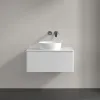 Villeroy & Boch Antao Тумба под раковину, с подсветкой, 1 выдвижной ящик, 800 x 360 x 500 mm, лицевая поверхность без текстурированной отделки, Glossy White Lacquer / Glossy White Lacquer L30010GF