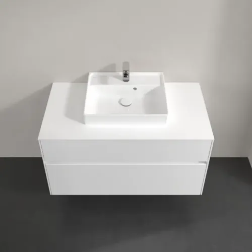 Villeroy & Boch Collaro Тумба под раковину, 2 выдвижных ящика, 1000 x 548 x 500 mm, White Matt / White Matt C01600MS