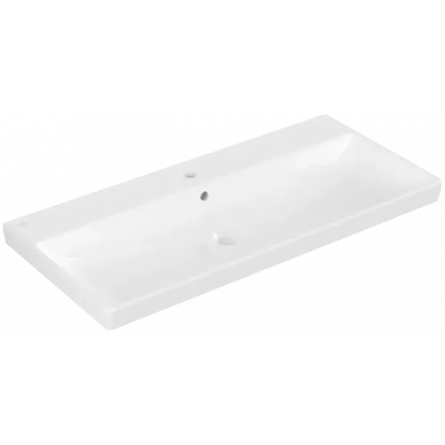 Villeroy & Boch Avento Pаковина для установки на тумбу, 1000 x 470 x 165 mm, Альпийский белый CeramicPlus, с переливом 4156A5R1