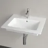 Villeroy & Boch Venticello Pаковина, 600 x 500 x 165 mm, Альпийский белый, с переливом, шлифованный 4124G601