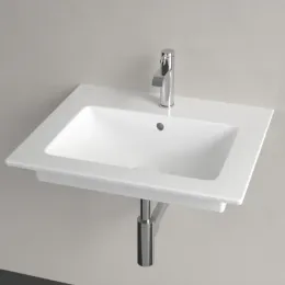 Villeroy & Boch Venticello Pаковина, 600 x 500 x 165 mm, Альпийский белый, с переливом, шлифованный 4124G601