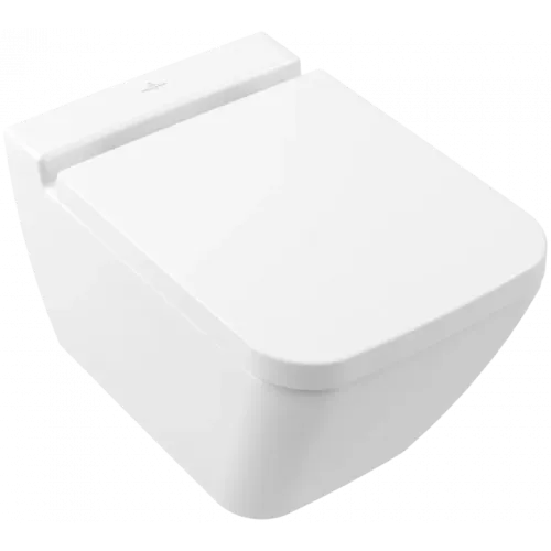 Villeroy & Boch Finion Унитаз с открытым смывным краем, настенный, Stone White CeramicPlus 4664R0RW