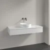 Villeroy & Boch Antao Тумба под раковину, 1 выдвижной ящик, 1200 x 190 x 500 mm, лицевая поверхность без текстурированной отделки, Glossy White Lacquer / Glossy White Lacquer K10010GF