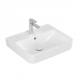 Villeroy & Boch O.novo Pаковина, 550 x 460 x 175 mm, Альпийский белый, с переливом, задняя сторона и нижняя сторона шлифованные 4A41MG01