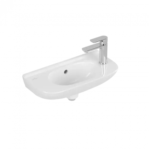 Villeroy & Boch O.novo Раковина компактная, 500 x 250 x 175 mm, Альпийский белый, с переливом 53615001
