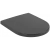Villeroy & Boch Subway 3.0 Сиденье с крышкой для унитаза, с функцией автоматического опускания (SoftClosing), со снимаемым сиденьем (QuickRelease), Ebony 8M42S1S5