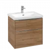 Villeroy & Boch Subway 3.0 Тумба под раковину, 2 выдвижных ящика, 622 x 576 x 478 mm, Oak Kansas C57600RH