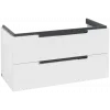 Villeroy & Boch Subway 2.0 Тумба под раковину, 2 выдвижных ящика, 987 x 520 x 449 mm, Glossy White A69710DH