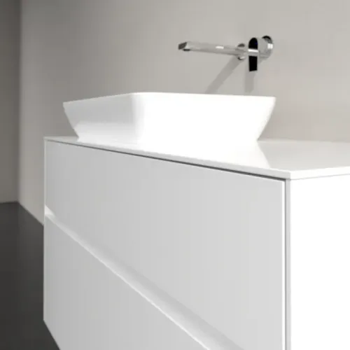 Villeroy & Boch Collaro Тумба под раковину, 2 выдвижных ящика, 1000 x 548 x 500 mm, Glossy White / Glossy White C11000DH