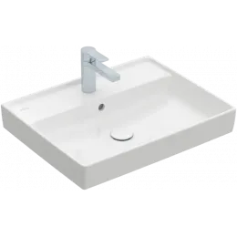 Villeroy & Boch Collaro Pаковина, 600 x 470 x 160 mm, Альпийский белый, с переливом, шлифованный 4A336G01