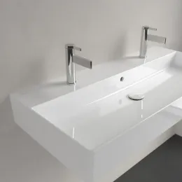 Villeroy & Boch Memento 2.0 Pаковина, 1000 x 470 x 135 mm, Альпийский белый, с переливом, шлифованный 4A221L01